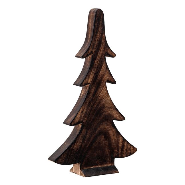 Sapin décoratif Jia en bois | Brun