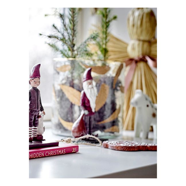 Décoration de Noël Hirah Ange en paille de blé