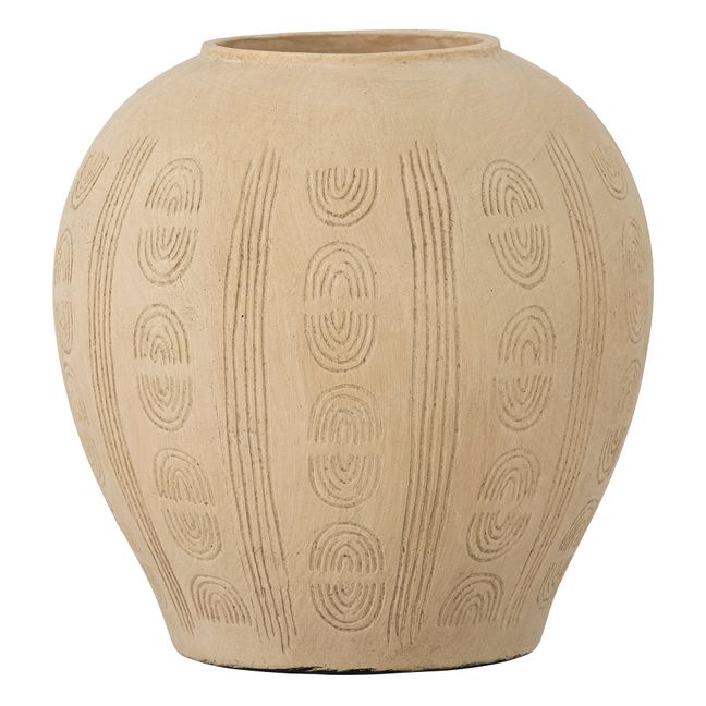 Deko-Vase Taym aus Terracotta