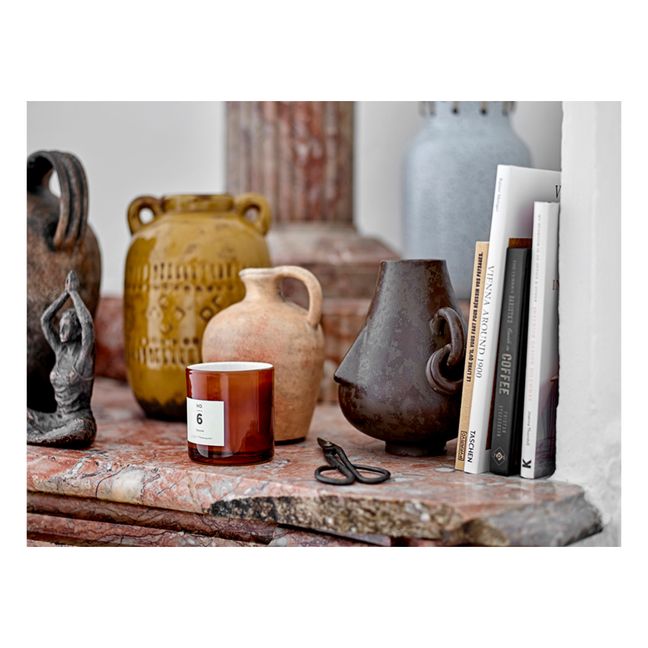 Vaso decorativo, modello: Tarun, in Grès | Marrone scuro
