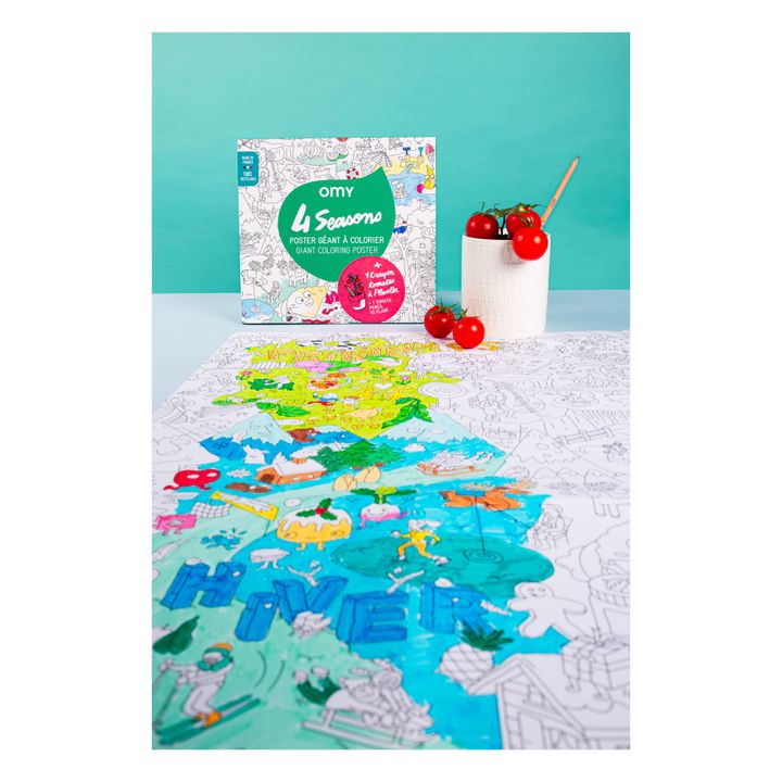 Giant Colouring Poster - Four Seasons- Product image n°2