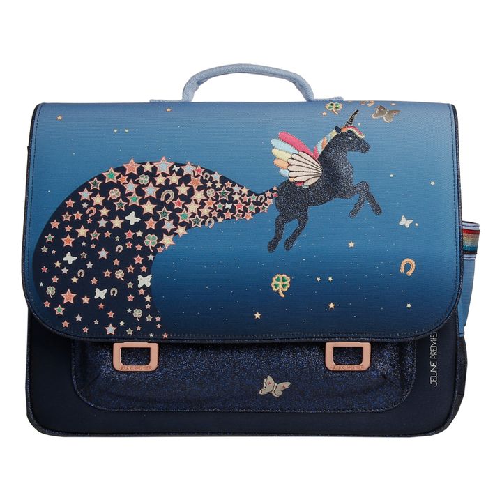 Midi Unicorn Universe School Bag Blue- Product image n°0
