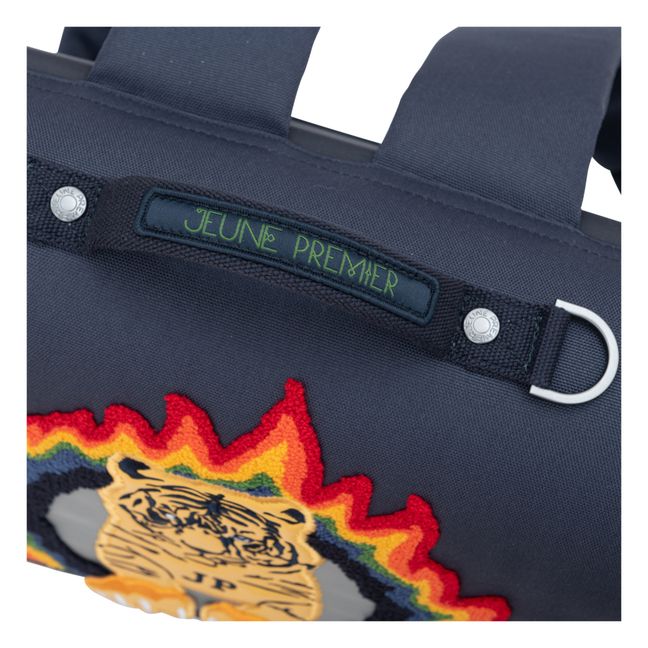 Cartable Midi Tiger Flame | Bleu marine