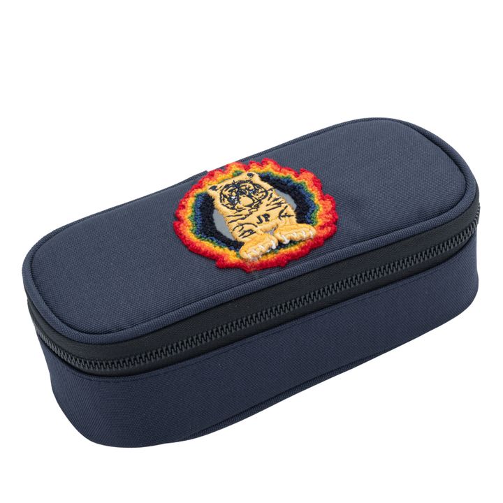 Tiger Flame Pencil Case Navy blue- Product image n°0
