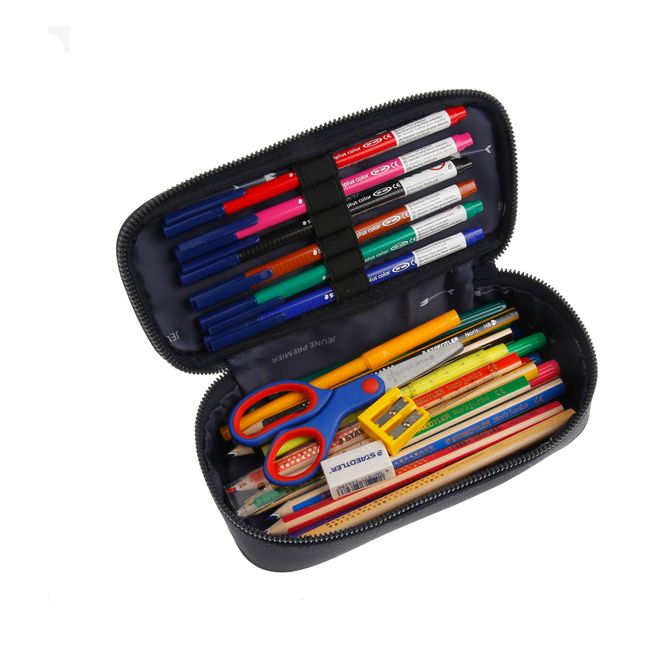 Tiger Flame Pencil Case Azul Marino