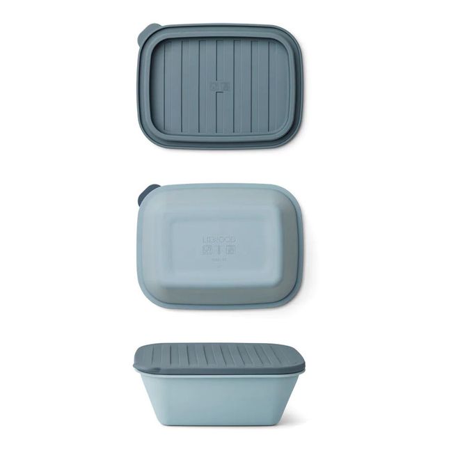 Franklin Silicone Foldable Lunchbox | Blue
