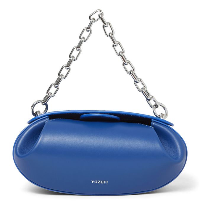 Dinner Roll Leather Bag  | Azul- Imagen del producto n°0