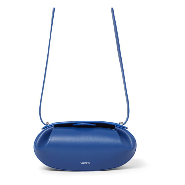 Dinner Roll Leather Bag  | Azul