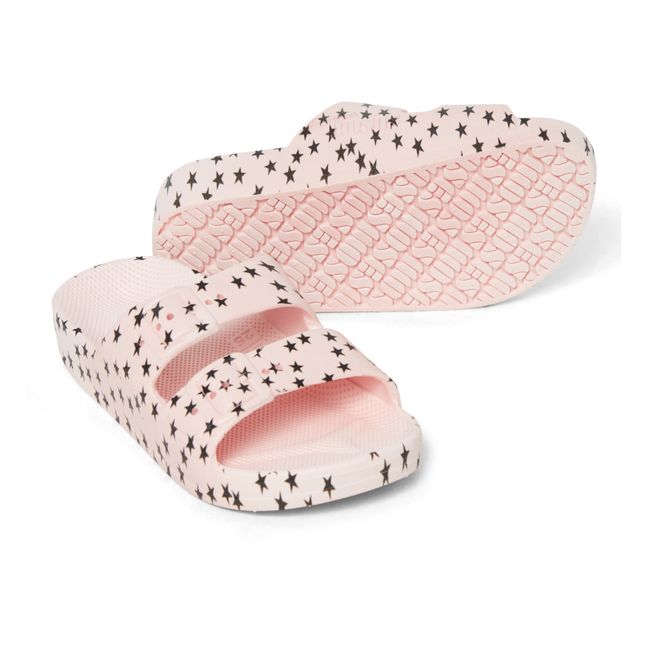 Stellar Print Sandals | Pale pink