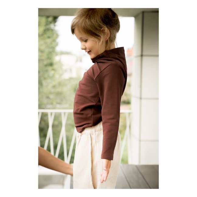 Robby Organic Cotton Jumper | Marrone