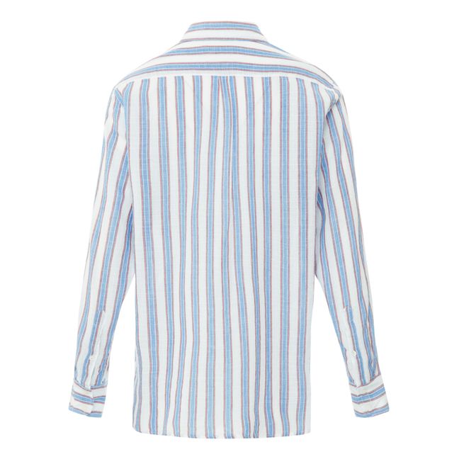 Camisa Beau Stripe | Azul