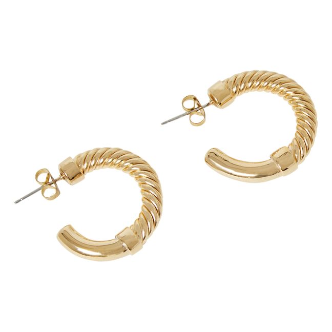 Mini Uzi Earrings Gold