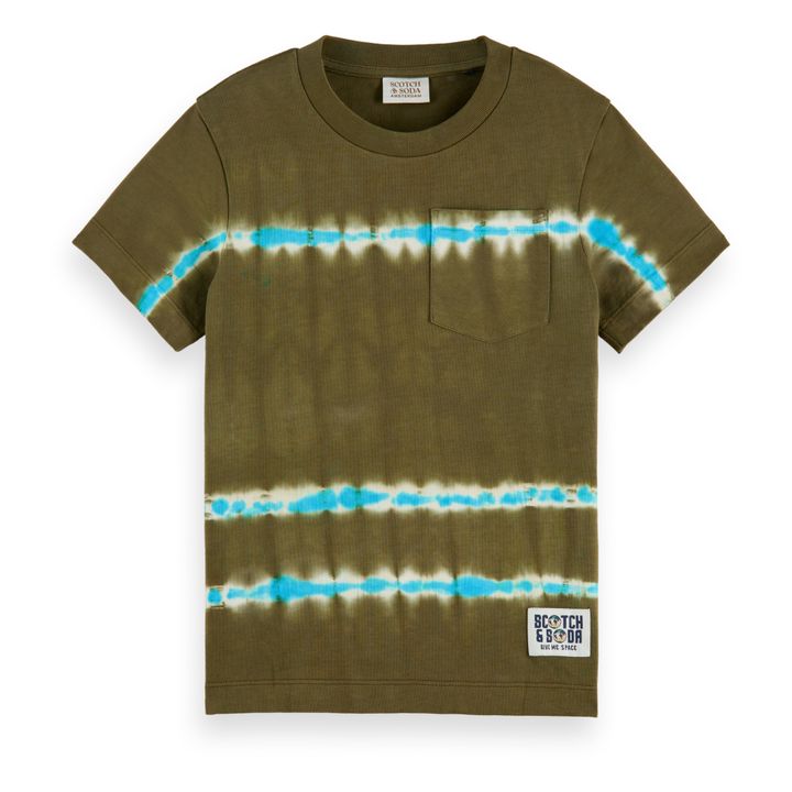 T-Shirt Tie Dye | Verde militare- Immagine del prodotto n°0