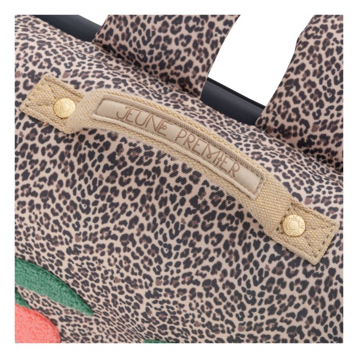 Midi Leopard Print School Bag | Marrón- Imagen del producto n°10
