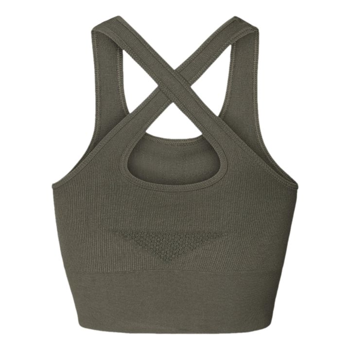 Brassière Yoga Lifa | Vert kaki- Image produit n°4