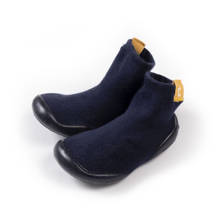 Sacha Slippers | Navy blue- Product image n°0