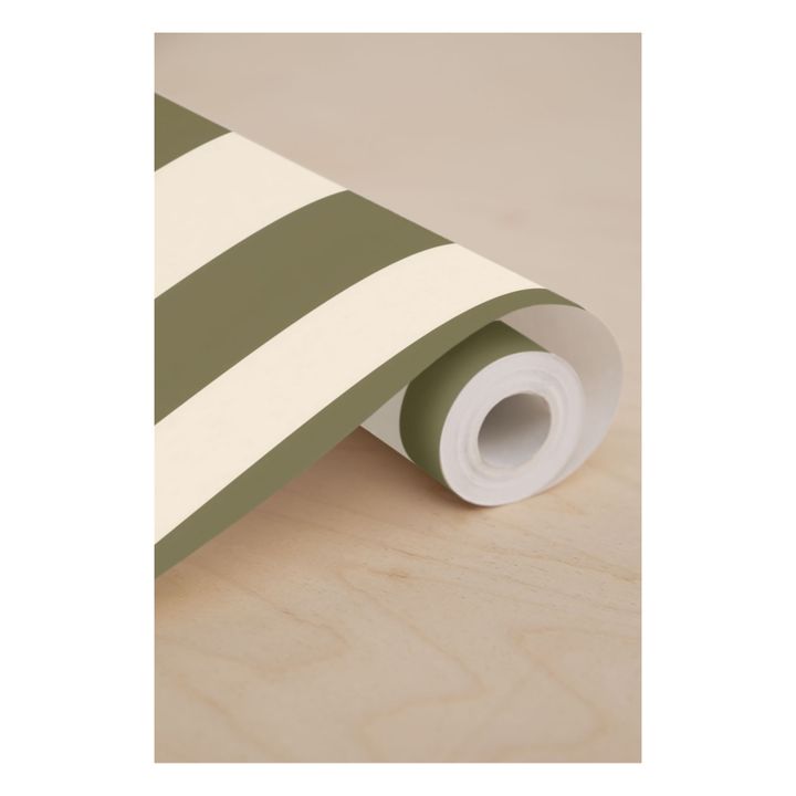 Rouleau de papier-peint Octave Vert- Image produit n°3