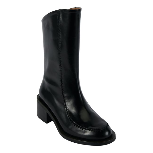 Mid-Height Boots Black