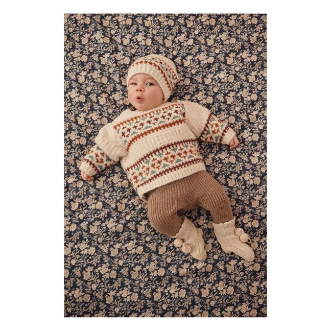 Cosmo Jacquard Jumper | Ecru