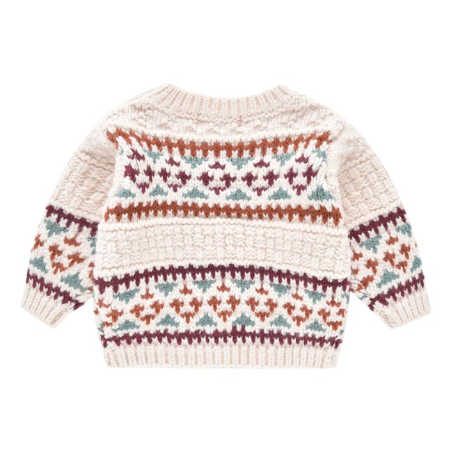 Cosmo Jacquard Jumper | Ecru