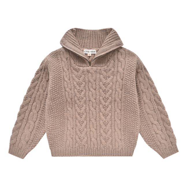 Pull Col Camionneur Kali | Taupe
