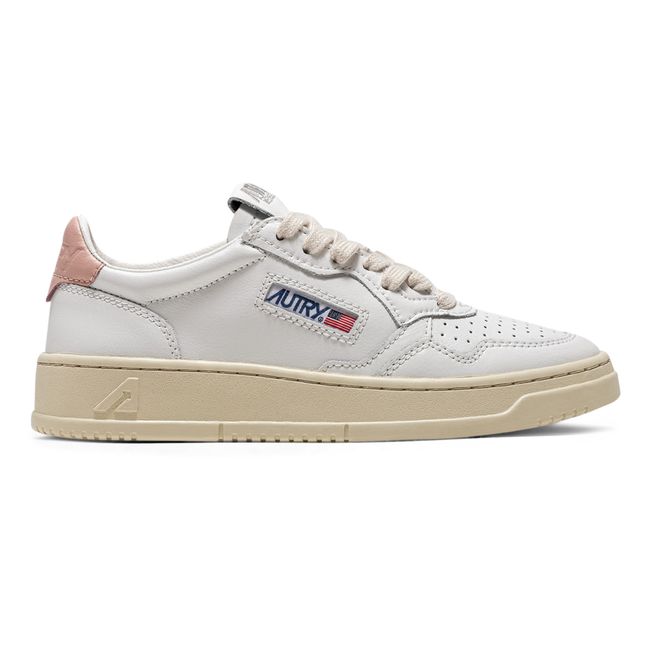 Medalist Low-Top Leather Sneakers | Powder pink