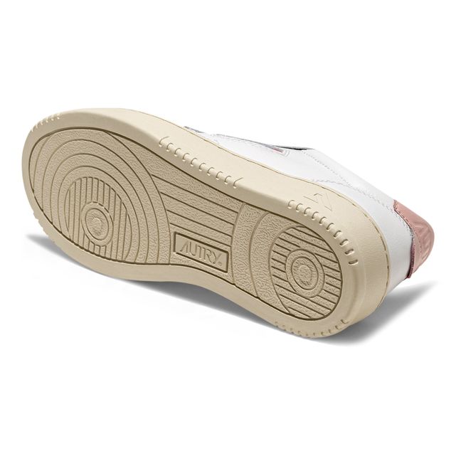 Baskets Medalist Low Cuir | Rose poudré