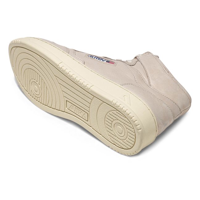 Baskets Medalist Mid Cuir de Chèvre | Beige
