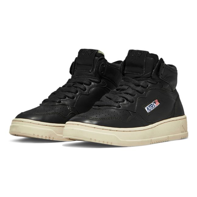 Zapatillas Medalist Mid Piel Cabra | Negro