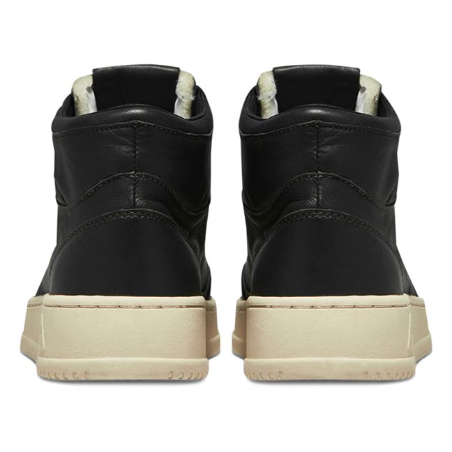 Medalist Mid-Top Goat Leather Sneakers Nero