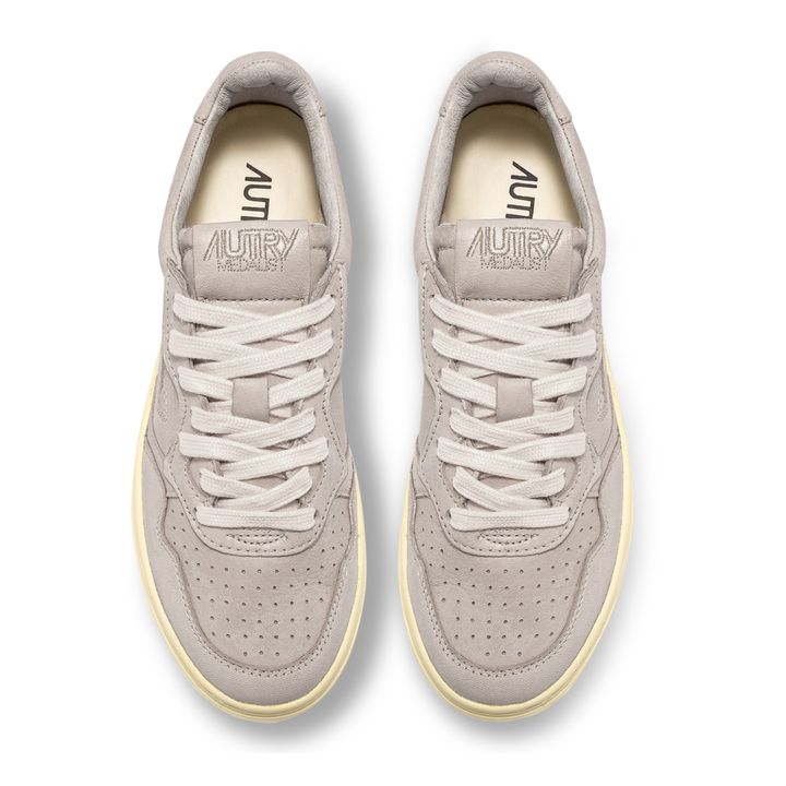 Medalist Low-Top Goat Leather Sneakers | Beige- Product image n°1