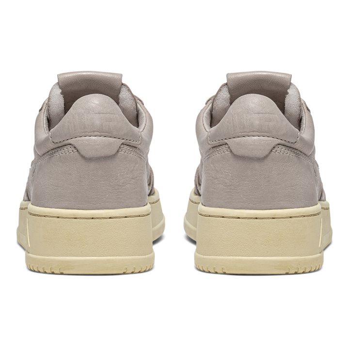 Medalist Low-Top Goat Leather Sneakers | Beige- Product image n°4