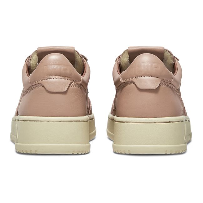 Medalist Low-Top Goat Leather Sneakers Pink