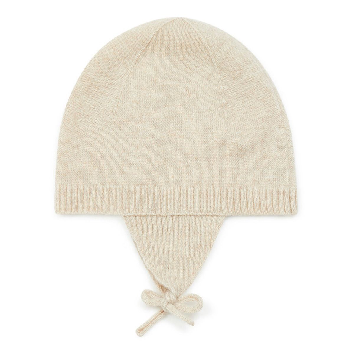 Cashmere Baby Bonnet | Ecru- Product image n°0