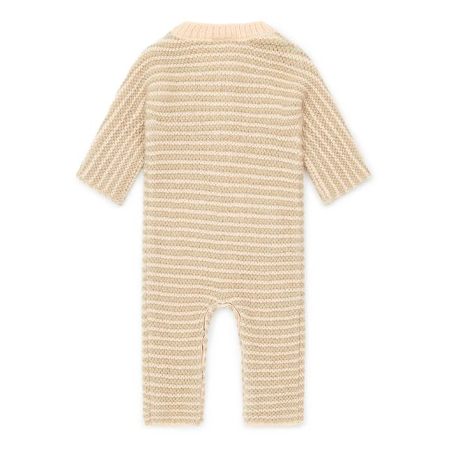 Striped Woollen Jumpsuit | Crudo
