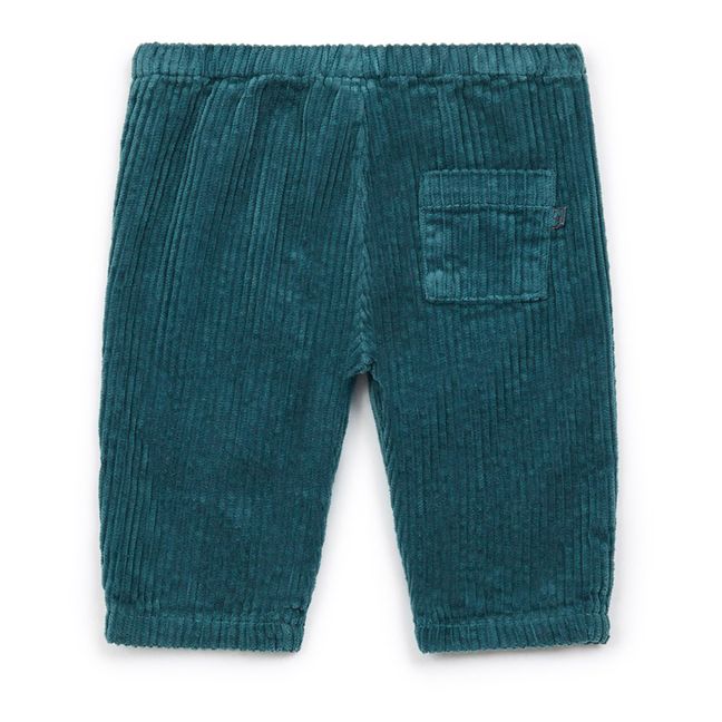 Futur Corduroy Trousers | Peacock blue