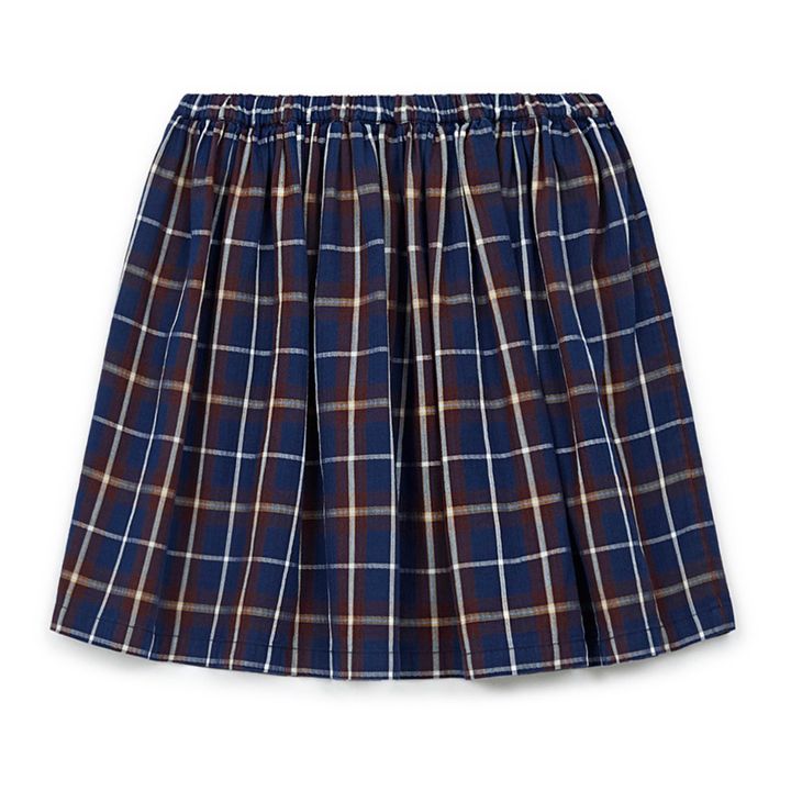 Framboise Checked Skirt Navy- Produktbild Nr. 2