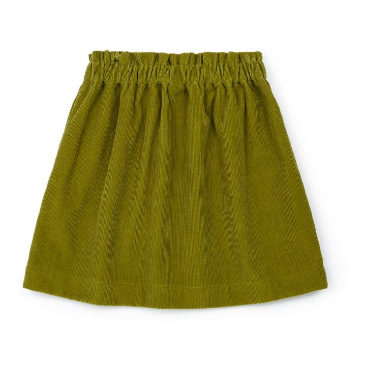 Douchka Corduroy Skirt | Grünolive- Produktbild Nr. 2