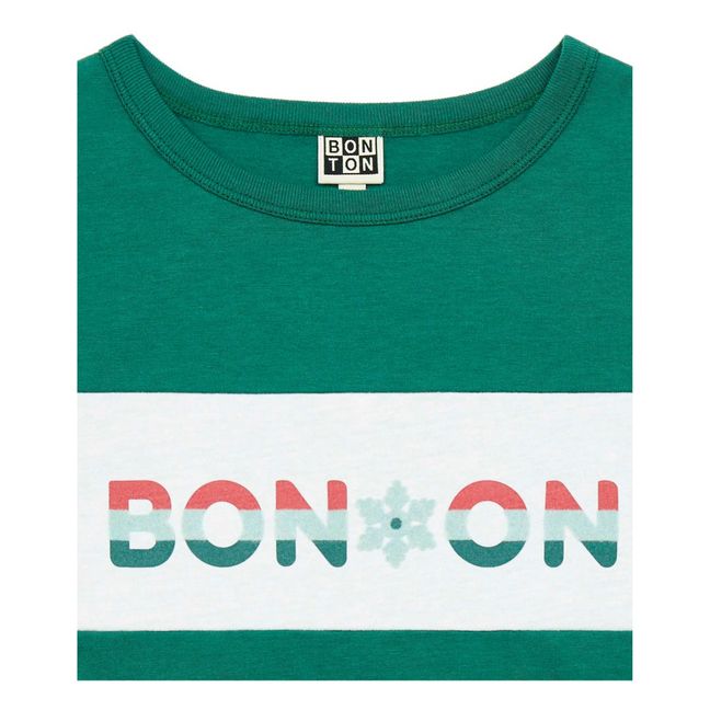 T-Shirt Coton Bio Flocon Vert
