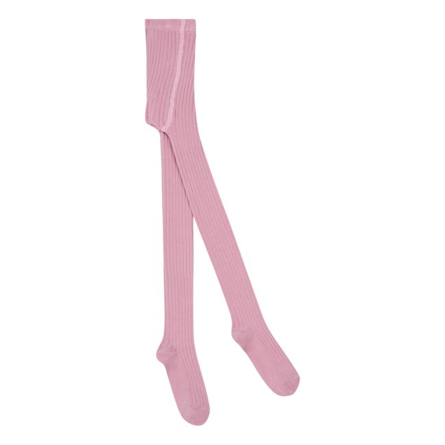 Organic Cotton Tights | Dusty Pink
