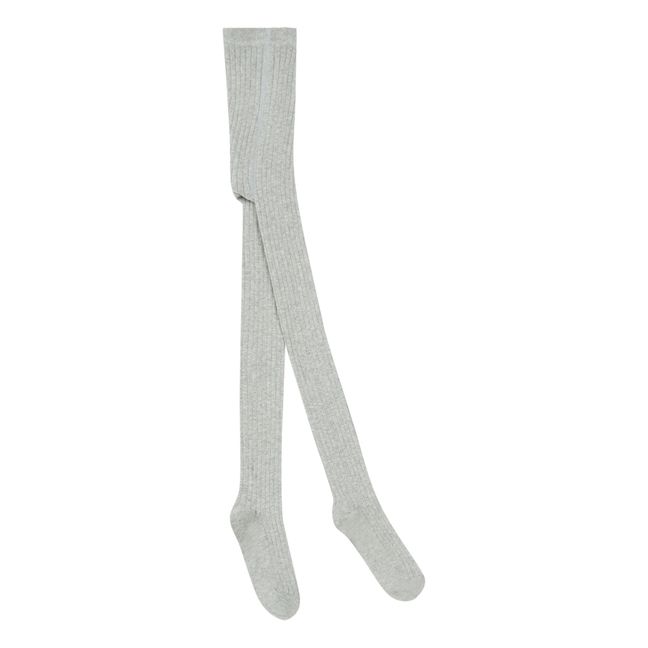 Strumpfhose Bio-Baumwolle | Grau Meliert