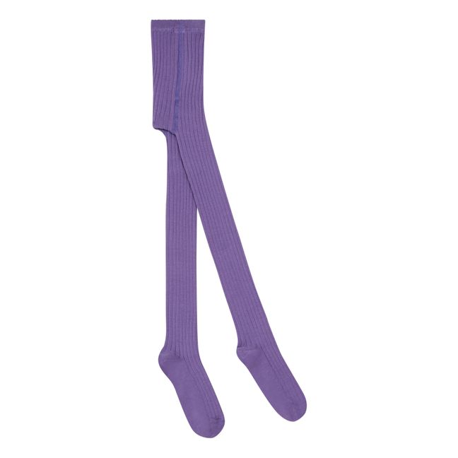 Strumpfhose Bio-Baumwolle | Lavendel