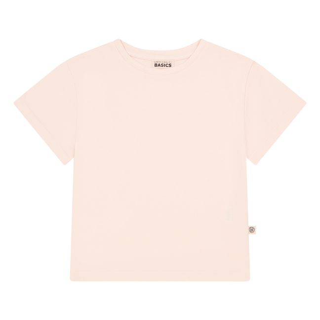 T-Shirt Coton Bio | Rose poudré