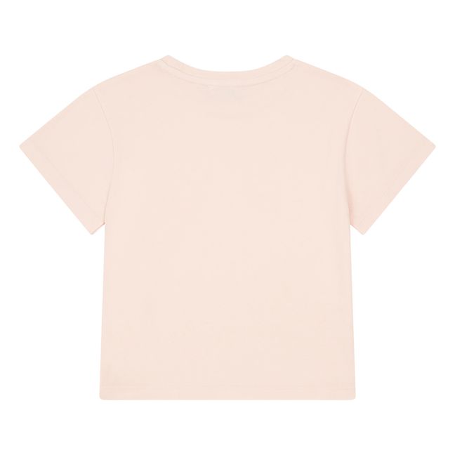 T-Shirt aus Bio-Baumwolle | Mattrosa