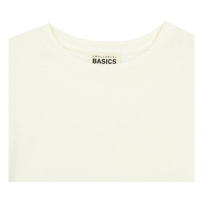 T-Shirt Coton Bio Blanc cassé