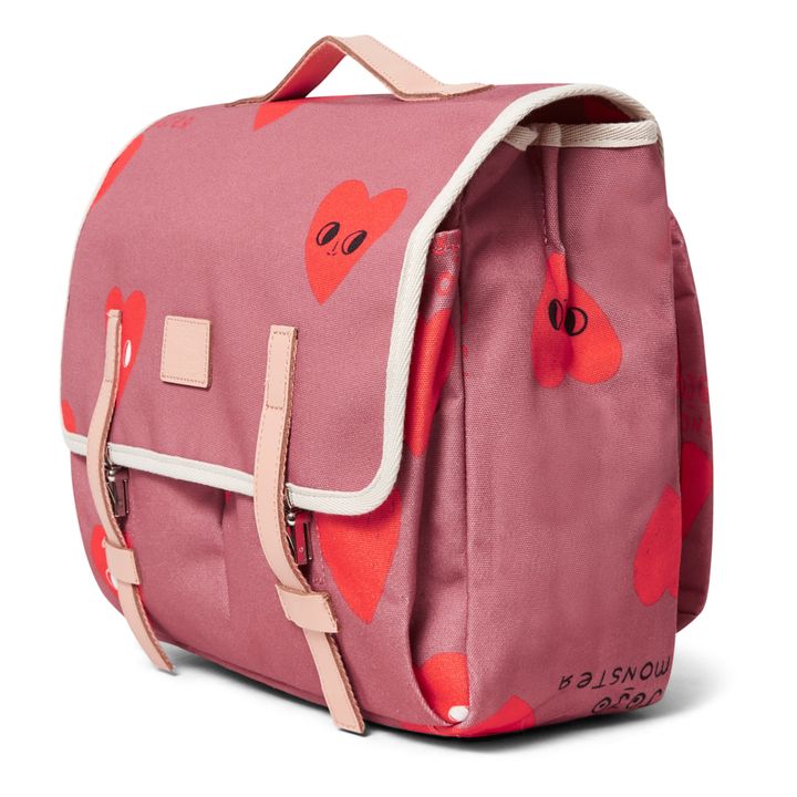 Heart School Bag | Red- Product image n°2