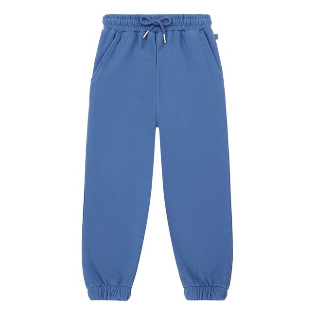 Loose Organic Cotton Joggers | Storm Blue