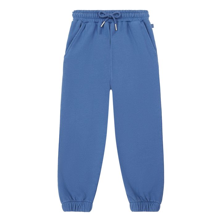 Loose Organic Cotton Joggers | Storm Blue- Product image n°2