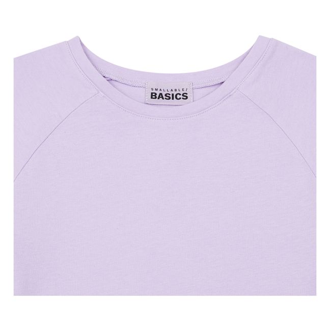 Organic Cotton Long-sleeved T-shirt | Lilac