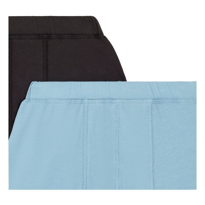 Organic Cotton Boxers - Set of 2 Ice Blue- Product image n°1